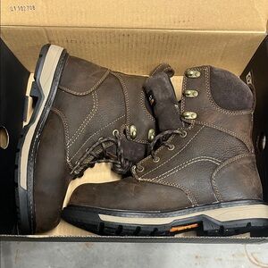 Ariat Work Women’s Brown Leather Composite Toe, 400g Insulated Work Boots